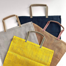 Load image into Gallery viewer, 100% cotton gauze net eco produce bags with handle - large