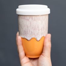 Load image into Gallery viewer, Grapefruit 12oz Ceramic Travel Mug