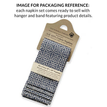 Load image into Gallery viewer, BLUE VALLEY Napkin (set of 4), Hand Block Printed Cotton