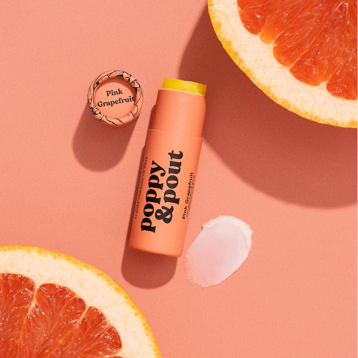 Badger Healthy Body Care Lip Balm – Pink Grapefruit, Mit Bio-Zutaten, USDA Zertifiziert