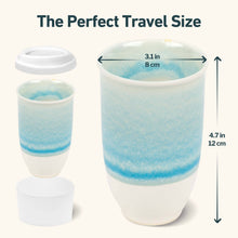 Load image into Gallery viewer, Lagoon 12oz Ceramic Travel Mug