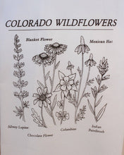 Load image into Gallery viewer, Colorado Wildflowers Tea Towel