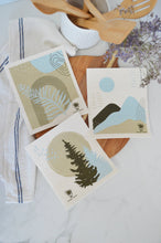Load image into Gallery viewer, Swedish Dishcloths: Forest 3-pack