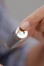 Load image into Gallery viewer, Charcoal Floss | Steel Holder