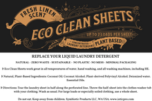 Load image into Gallery viewer, Eco Clean Sheets | Concentrated Laundry Detergent