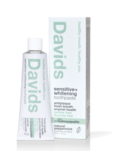 Load image into Gallery viewer, Davids sensitive+whitening nano-hydroxyapatite premium toothpaste | peppermint