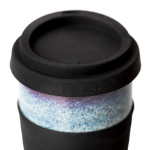 Load image into Gallery viewer, Black Lid & Sleeve Set – 12oz Ceramic Travel Mug