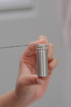 Load image into Gallery viewer, Charcoal Floss | Steel Holder