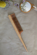 Load image into Gallery viewer, Neem Wood Pintail Comb