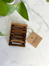 Load image into Gallery viewer, Stained Wood Soap Dish