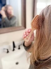 Load image into Gallery viewer, Bamboo Travel Hairbrush