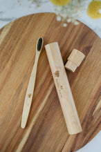 Load image into Gallery viewer, Bamboo Toothbrush & Travel Case | Travel Set