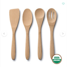 Load image into Gallery viewer, Organic Essentials Utensil Set/4, Packaging Free | bambu®