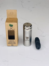 Load image into Gallery viewer, VEGAN Biodegradable Bamboo Charcoal Dental Floss in Stainless Steel