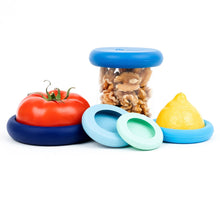 Load image into Gallery viewer, Set of 5 Food Huggers - Ice Blue