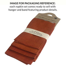 Load image into Gallery viewer, Chestnut Napkin (set of 4), Soft Handwoven Cotton | Sustainable Threads
