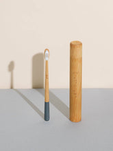 Load image into Gallery viewer, Storm Grey Toothbrush With Soft Castor Oil Bristles
