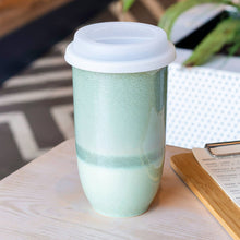 Load image into Gallery viewer, Emerald 16oz Ceramic Travel Mug
