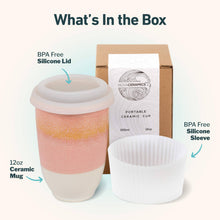 Load image into Gallery viewer, Afterglow 12oz Ceramic Travel Mug
