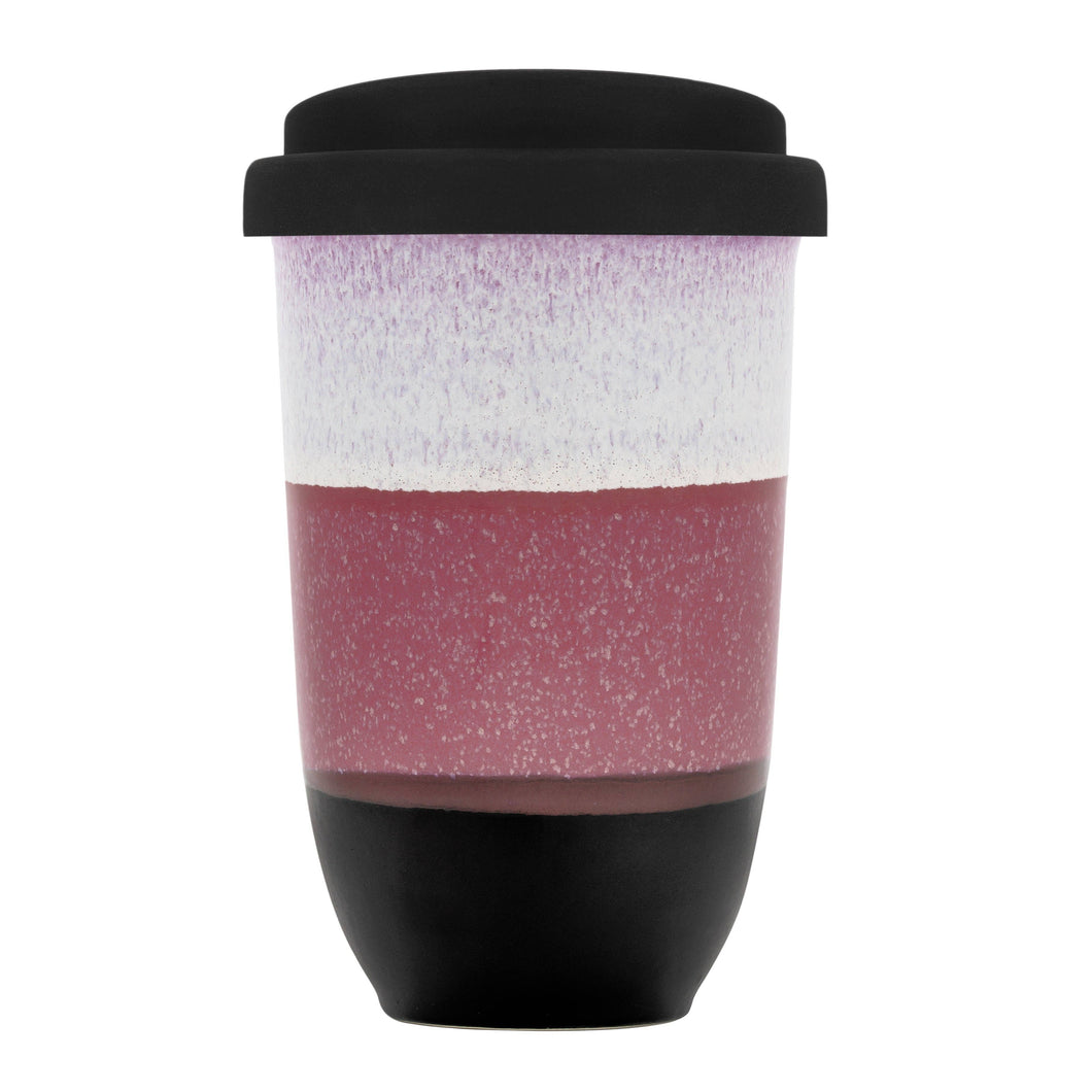 Eclipse 12oz Ceramic Travel Mug – (Includes Lid & Band)