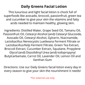 Green Power Face Lotion | A.B. by Cedar & Sage Mercantile