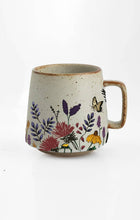 Load image into Gallery viewer, Blooming Butterfly Stoneware Mug
