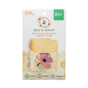 Bee's Wrap | Medium 3 Pack - Meadow Magic, Vegan Wax