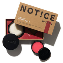 Load image into Gallery viewer, North Pole Shampoo &amp; Conditioner Bar Travel Set - peppermint cream for oily/normal hair
