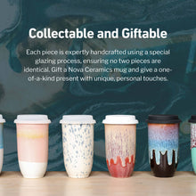 Load image into Gallery viewer, Monsoon Ceramic Travel Mug – 16oz with Lid &amp; Sleeve
