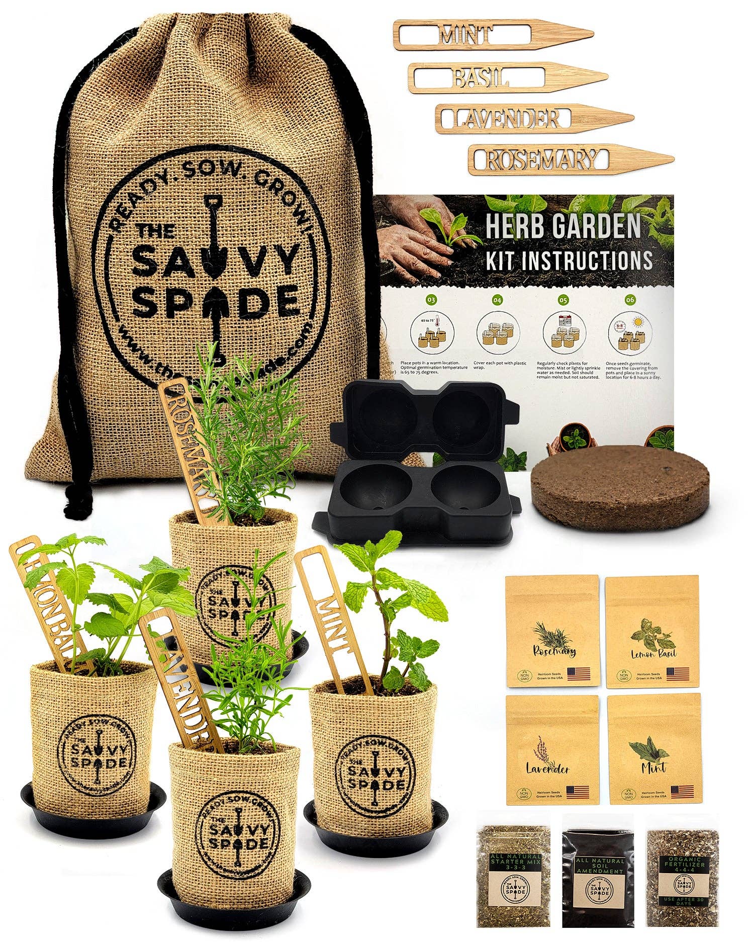 herb garden seed mix Cocktail Garden Kit