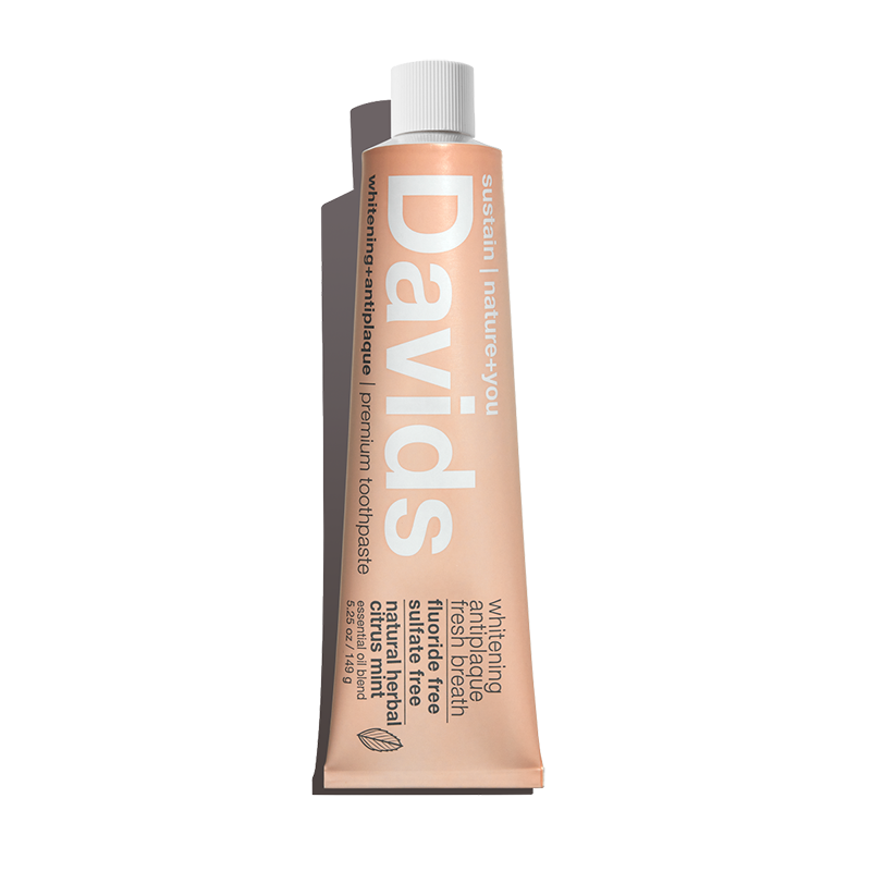 Davids premium toothpaste | herbal citrus peppermint