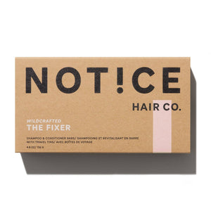 Fixer Shampoo & Conditioner Bar Travel Set | Notice Hair Co.