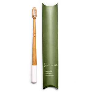 Toothbrush with Medium Castor Oil Bristles