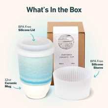 Load image into Gallery viewer, Lagoon 12oz Ceramic Travel Mug
