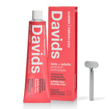 Load image into Gallery viewer, Davids kids+adults premium toothpaste/strawberry watermelon
