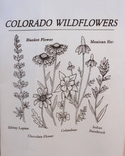 Load image into Gallery viewer, Colorado Wildflowers Tea Towel
