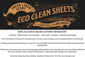 Eco Clean Sheets | Concentrated Laundry Detergent