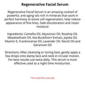 Regenerative Facial Serum |  A.B. by Cedar & Sage Mercantile