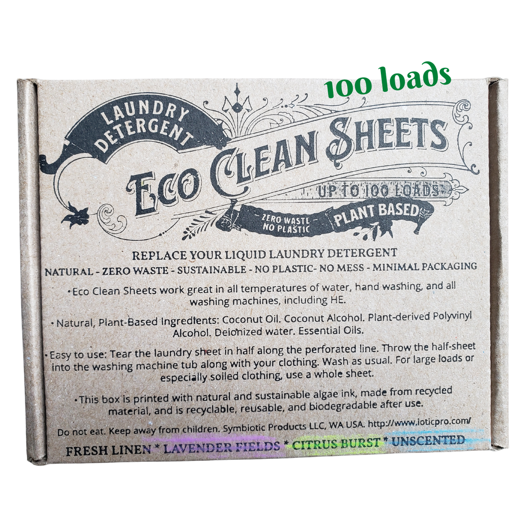 Eco Clean Sheets | Concentrated Laundry Detergent
