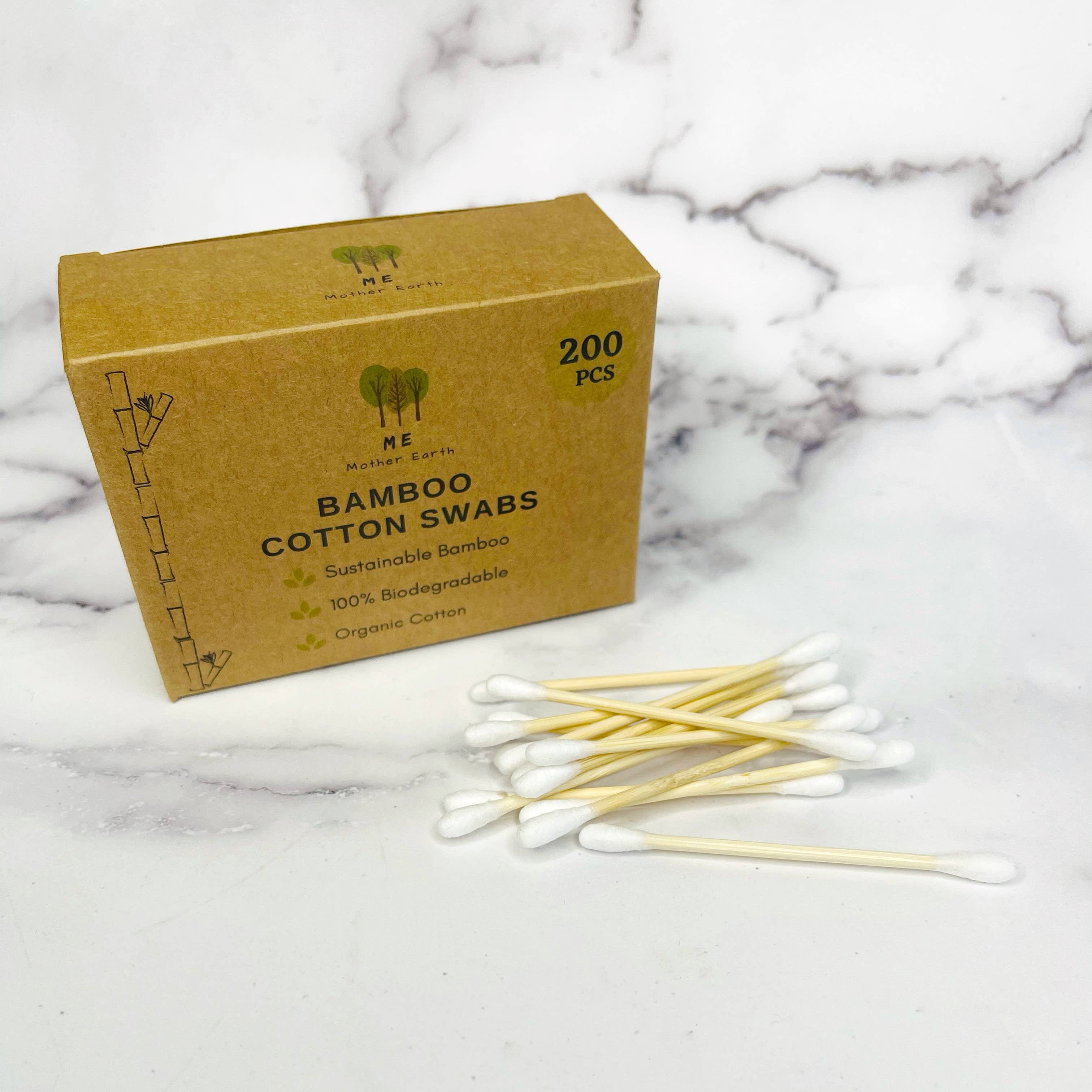 Bamboo Cotton Swabs | Me Mother Earth