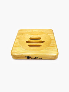 Square Bamboo Soap Dish