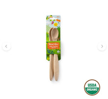 Load image into Gallery viewer, Organic Bamboo Baby&#39;s Feeding Spoons (6m+) | bambu®
